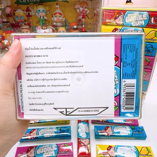 ซุปเปอร์หมากฝรั่ง บับเบิ้ลกัม รส ผลไม้ 1 กล่อง 30 ชิ้น
