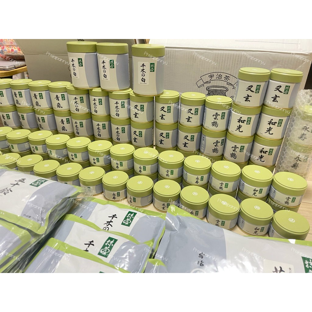 พร้อม ส่ง Matcha Marukyu Koyamaen kinrin/chigi no shiro/yugen/Isuzu/Wako/Aoarashi/Unkaku/Yugen