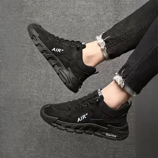 ShoesStudios ใหม่ล่าสุด รองเท้าผ้าใบแฟชั่นผู้ชาย ดีเทลสวยทรงสปร์อตเท่ ไม่ซ้ำใคร เนื้อผ้าไม่หนามาก ยืดหยุ่นได้ดี สีคือคุม