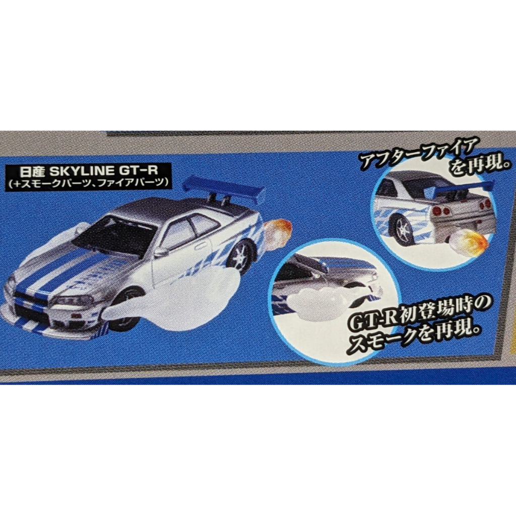 Hobby gacha 1/64 GTR R34 2Fast 2 Furious