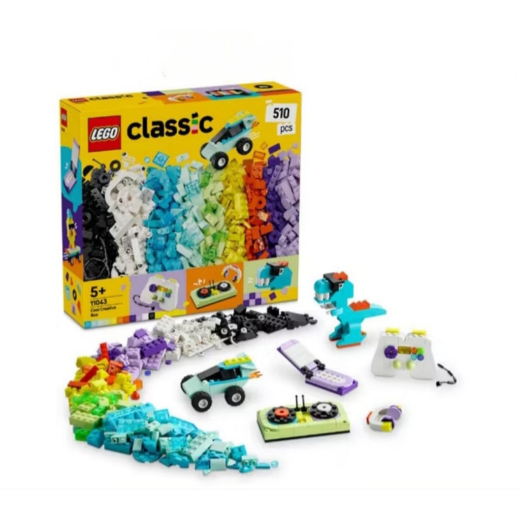 LEGO Classic Cool Creative Box (510 Pieces) - 11043