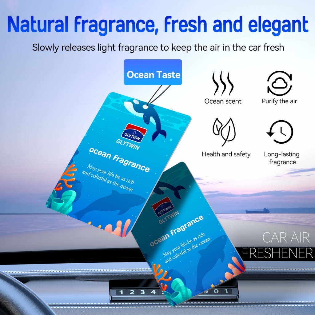 การ์ดแขวนรถยนต์ GLYTWIN น้ำหอมปรับอากาศ น้ำหอมปรับอากาศรถยนต์ น้ำหอมปรับอากาศรถยนต์