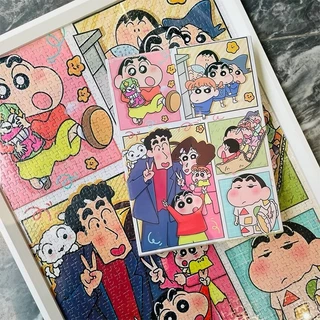 จิ๊กซอว์โมเดล🧩 Shin-chan 1000ชิ้น One Piece โมเดลปริศนา Puzzles SANRIO ผู้ใหญ่ตัวต่อจิ๊กซอว์ DIY ของเล่นศึกษา สินค้าจุด