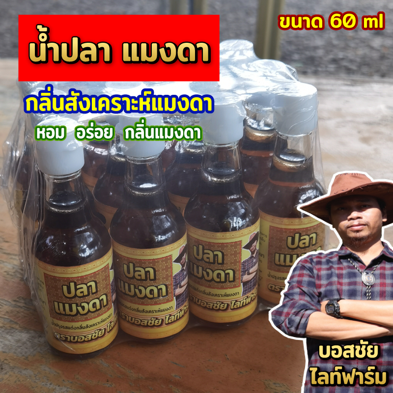 น้ำปลา แพ็ค 12 ขวด น้ำปลากลิ่นแมงดา หอม อร่อย ติดใจ ยิ่งกินยิ่งอร่อย