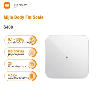 Xiaomi Body Fat Composition Scale S400 เครื่องชั่งน้ำหนักและวัดมวลไขมัน เครื่องชั่งน้ำหนักอัจฉริยะ Chinese Ver
