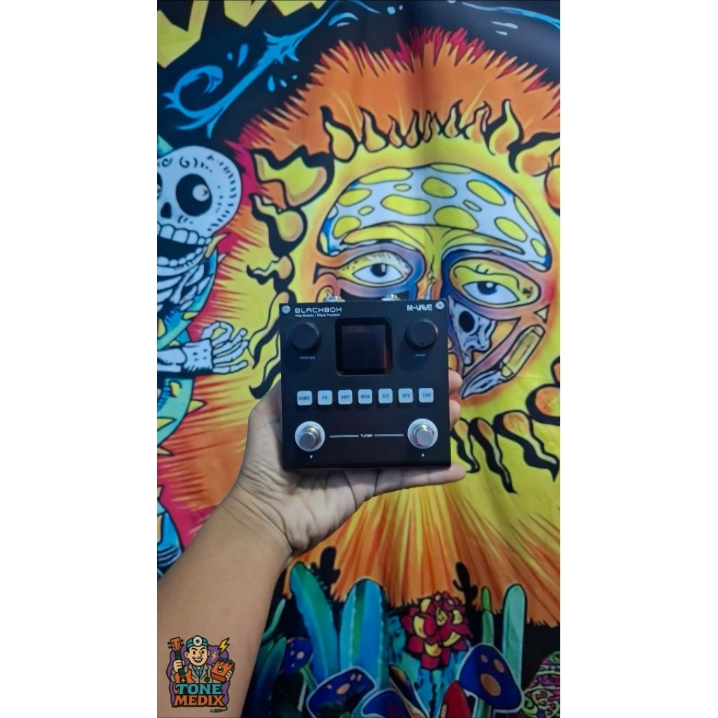 M-vave Blackbox มัลติเอฟเฟคขนาดเล็กพกพาสะดวก เเบตเตอรี่ในตัวและ Preset พร้อมใช้งาน