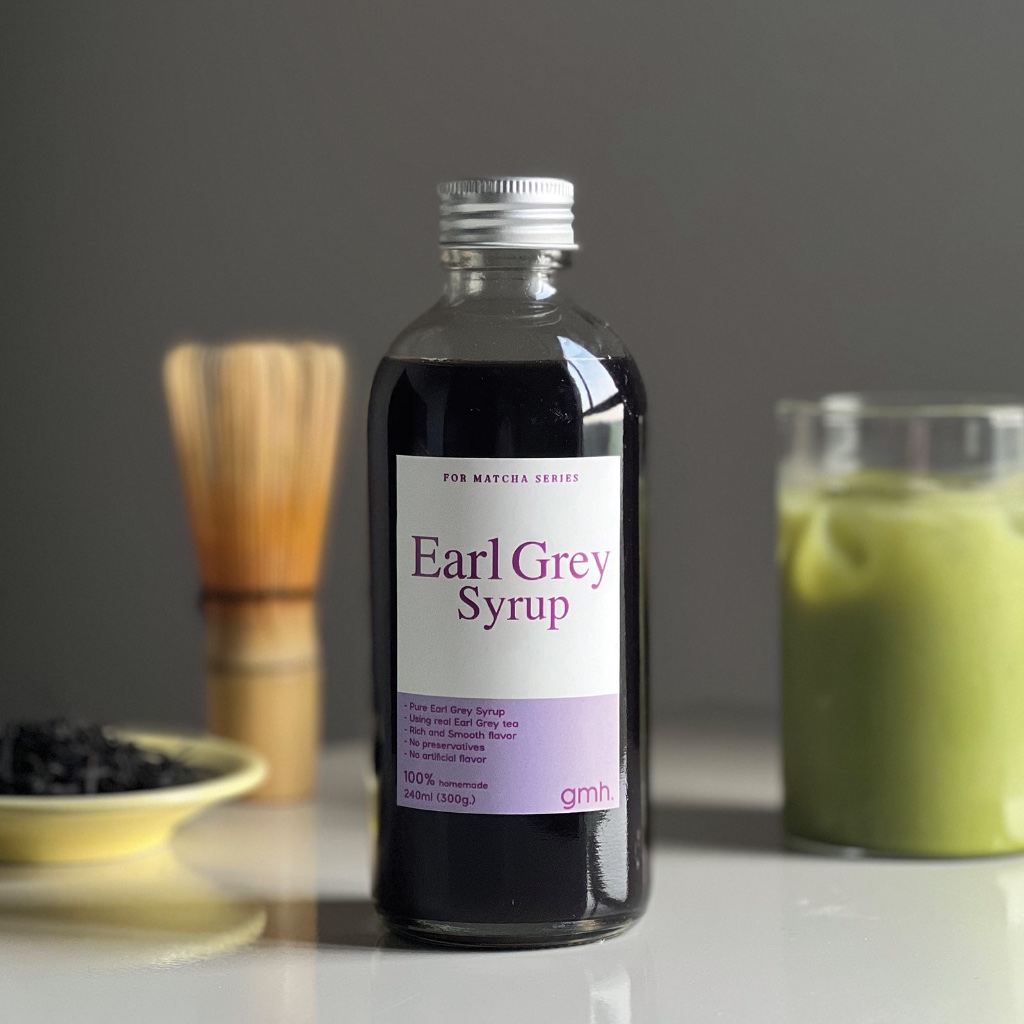 Premium Earl Grey Syrup โฮมเมดชาเออเกรย์ไซรัป 300g. (จัดส่ง 1-3 วันไม่รวมเสา-อา) แช่สินค้าในตู้เย็นเท่านั้น