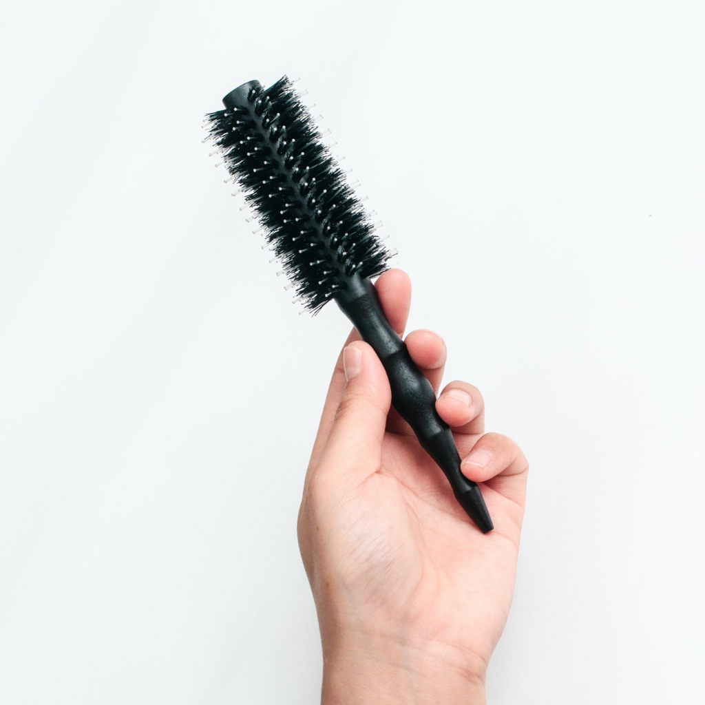 แปรงม้วนผมไม้ขนผสม BE.Re Mini Premium Hair Roll Brush ขนาดเล็ก พกพาง่าย จับลอนสวย ลดผมชี้ฟู ใช้กับไดร์ร้อนได้