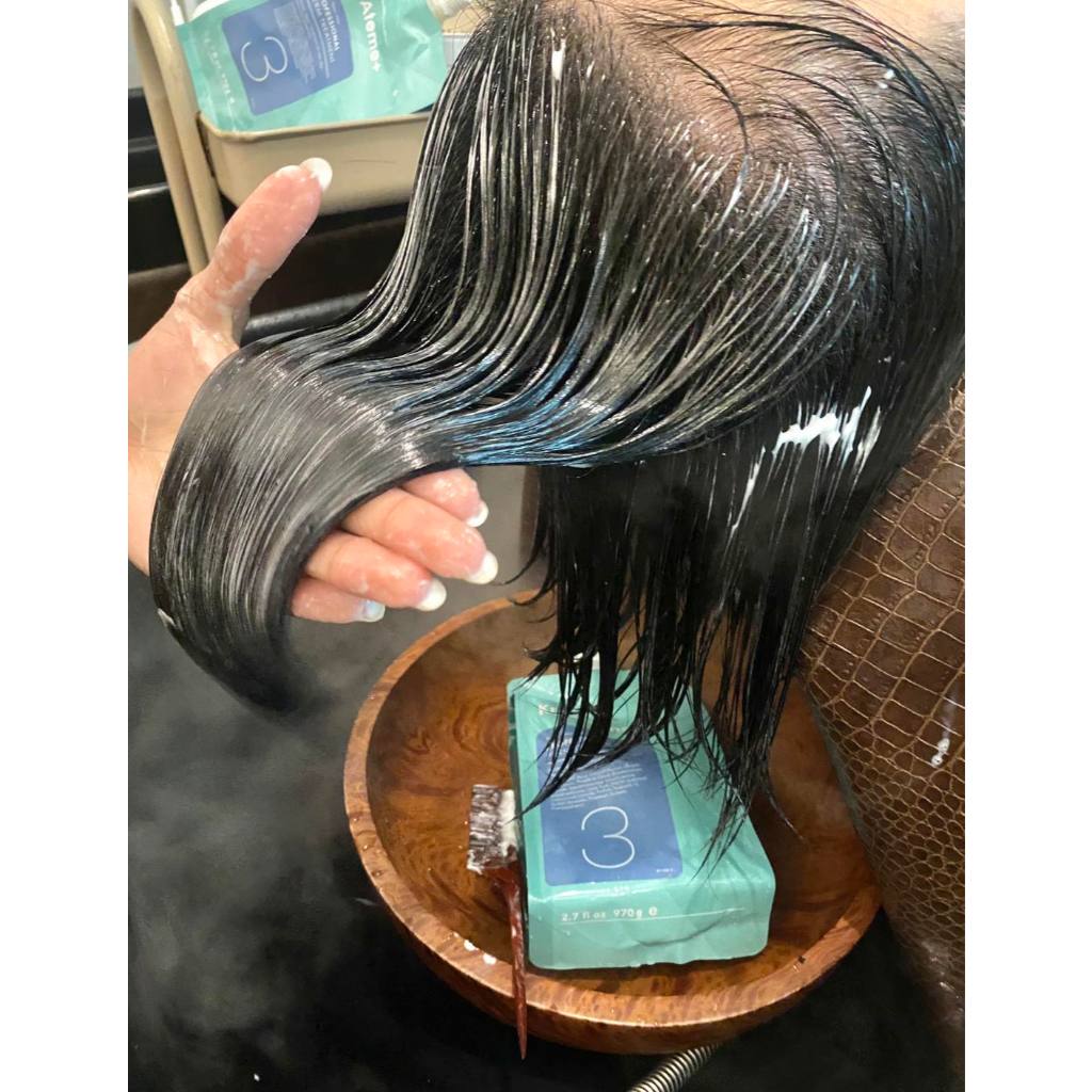 ทรีทเมนท์คอลลาเจนP3บำรุงผมที่แห้งเสียก่อนการดัดยืดทำสีและลดความเข้มข้นของน้ำยายืด - รูปที่ 2