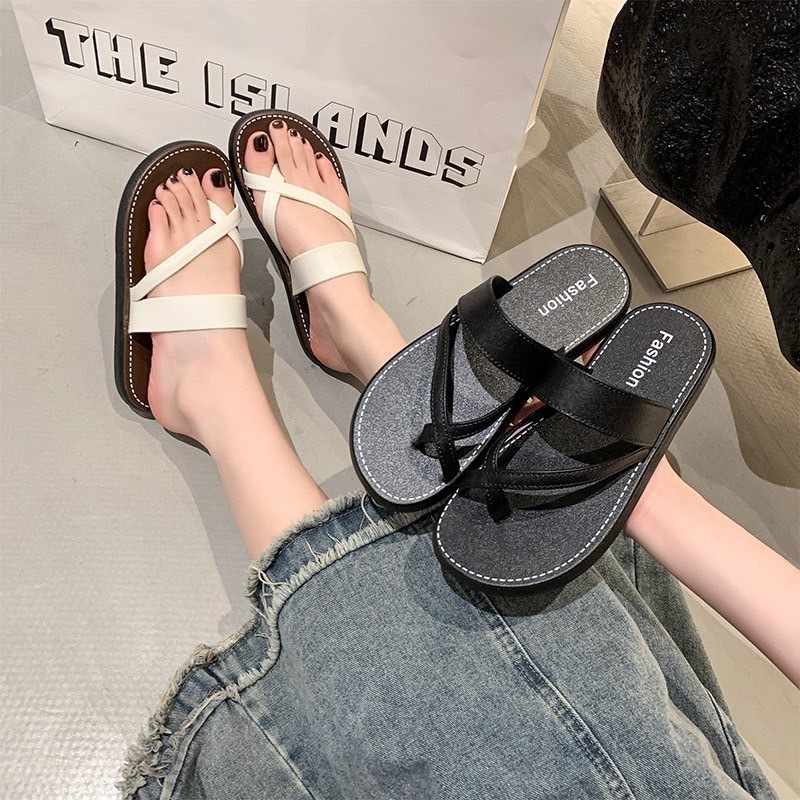 แฟชั่นใหม่  รองเท้าแตะสำหรับผู้หญิง   กันลื่น น้ำหนักเบา   ใส่สบาย #2068