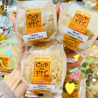 Cup for fit คัพเค้กคลีน ไม่มีน้ำตาล ❌ไม่มี ไข่ นม เนย น้ำมัน น้ำตาล แป้งขาว