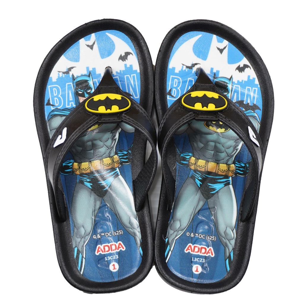 Addaรองเท้าเด็กน่ารัก  แบทแมน สไปเดอร์แมน(พื้นนุ่ม-หนึบสุดๆ) Adda13C