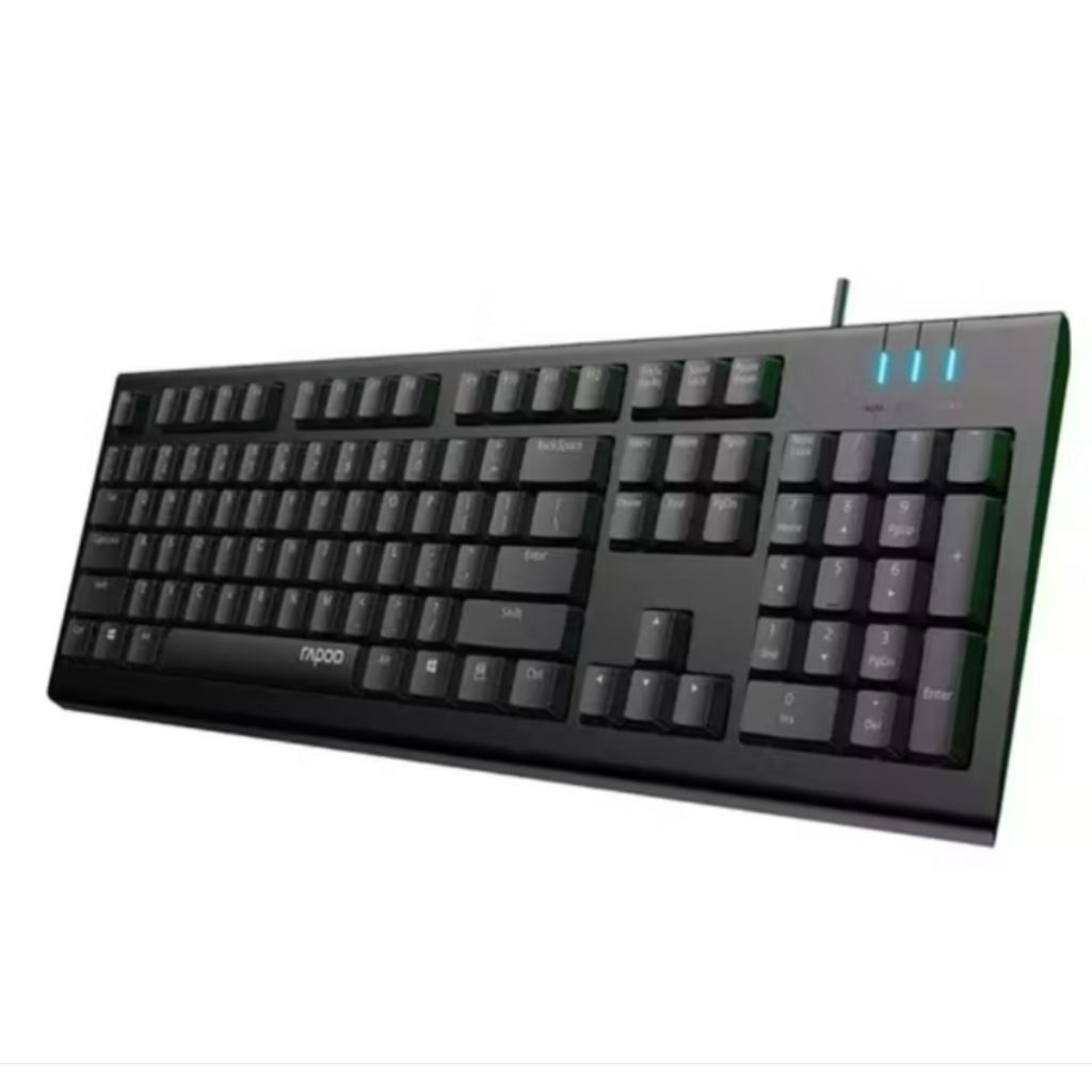 Rapoo รุ่น NK1900 USB keyboard Black คีย์บอร์ดทำงาน คีย์บอร์ด(KB-NK1900-BK)