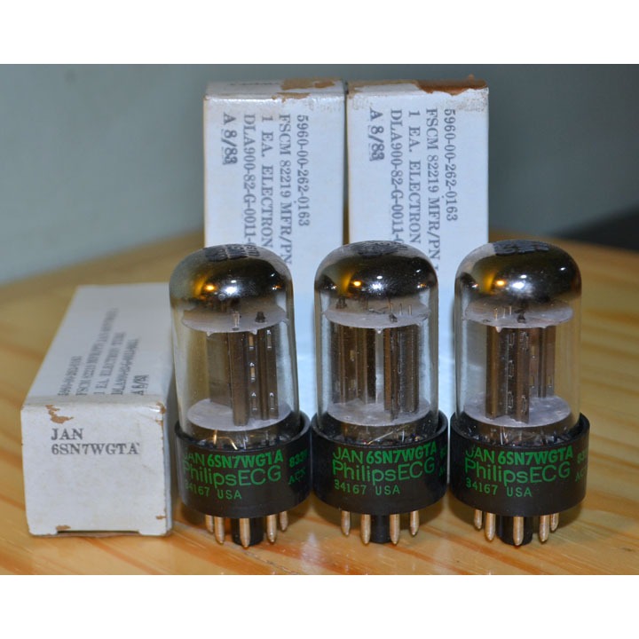 รวมหลอดขยายเสียงเบอร์ 6SN7 หลอดเครื่องเสียง 6SN7 หลายยี่ห้อรายละเอียดตามภาพ