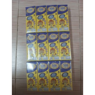 S26 gold  UHT สูตร 3 รสจืด 180 มล. 12 กล่อง