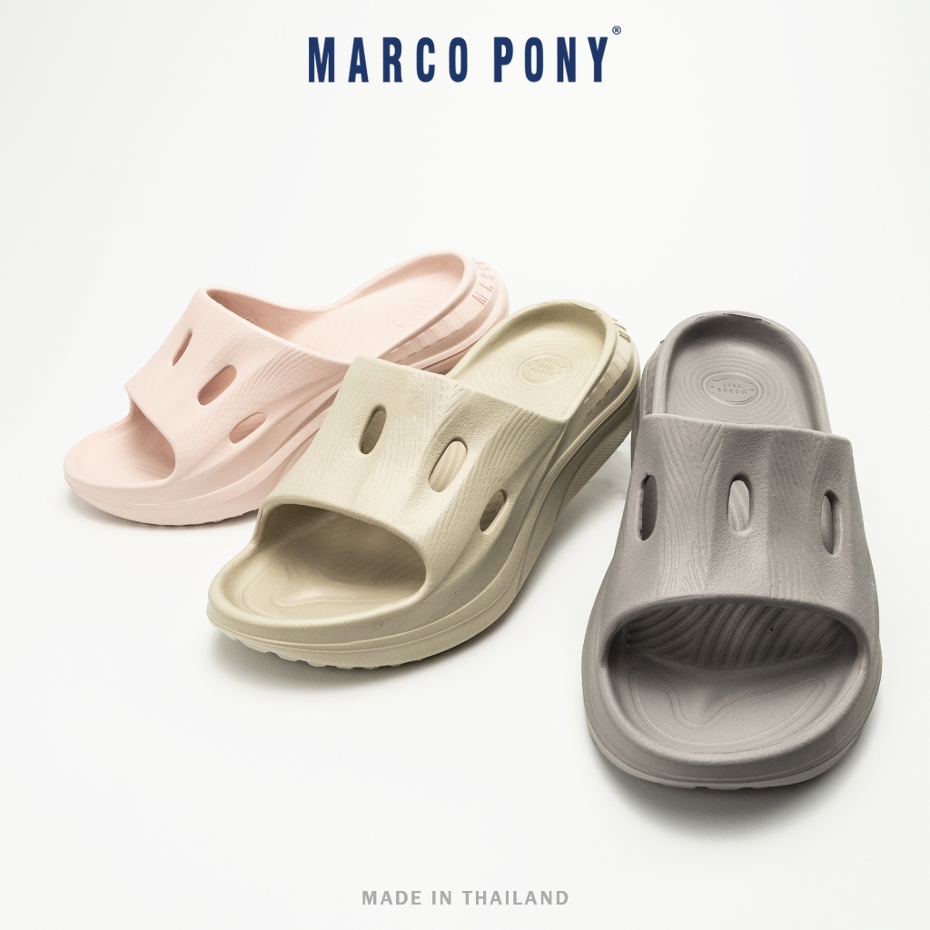 Marco Pony รองเท้าแตะ แบบสวม รองเท้าสำหรับผู้ชาย ใส่สบาย EVA พื้นนุ่ม กันลื่น น้ำหนักเบา รุ่น MH9030