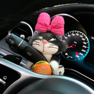 ตุ๊กตาแมว แต่งรถยนต์ ตุ๊กตาก้านปัดน้ำฝน ตุ๊กตาก้านไฟเลี้ยวตกแต่งรถยนต์ สินค้าพร้อมส่ง