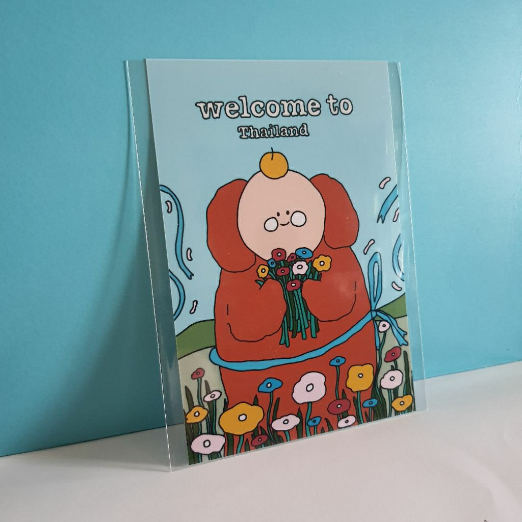 Art Print / โปสการ์ด🌷ลาย Welcome to thailand-02🍂