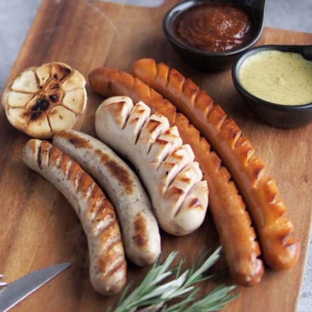 Haus Sausage - Home made Mixed German Sausage Set B 250 g./ 5 pcs - ไส้กรอกเยอรมันรวมเซ็ท B