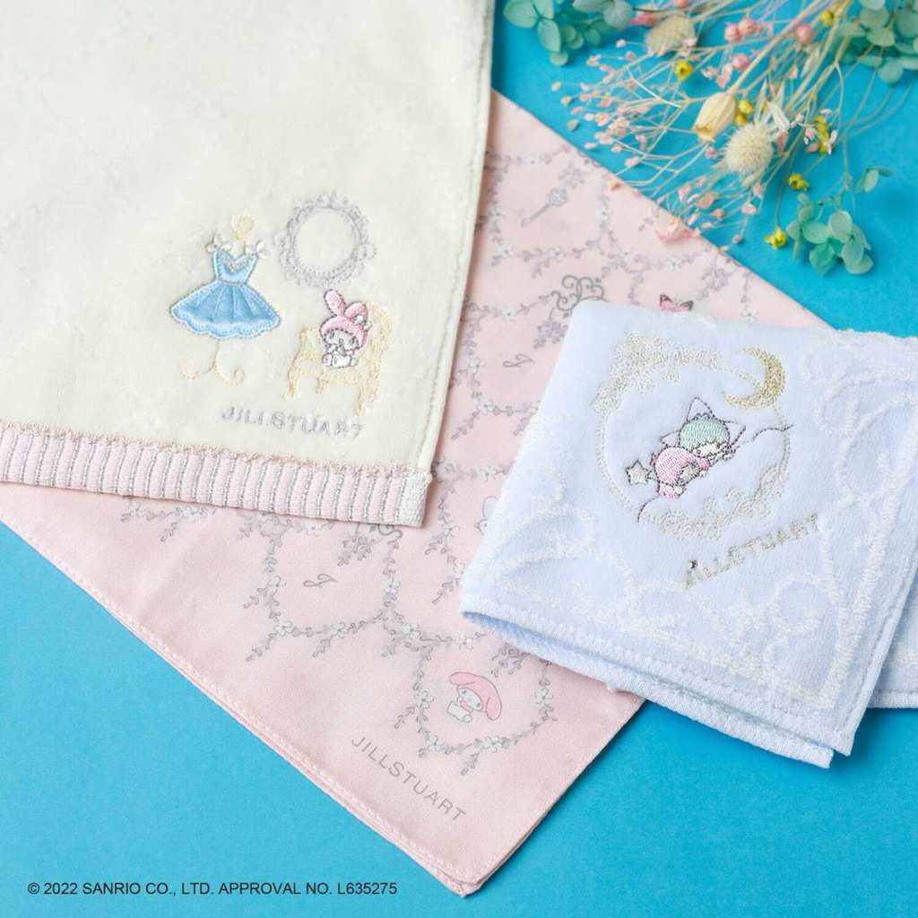 ❤️พร้อมส่ง❤️ ผ้าเช็ดหน้าซานริโอ Jill Stuart Japan Beauty x Sanrio Characters Limited Release Handker