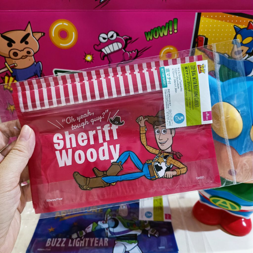 ชุดถุงซิปล็อคลาย Woody - Toy Story สวยๆ