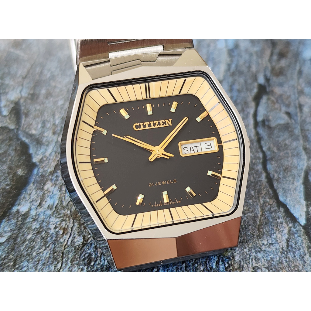 นาฬกา citizen automatic รุ่นเก่า สภาพสวยมาก ๆ แท้เดิมทัั้งเรือน เดินดีปกติ 51-2770