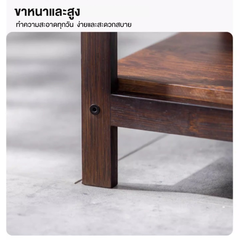 🎋ชั้นวางดอกไม้ ยืนพืช  กันน้ำ ป้องกันสนิม ขาตั้งสี่ขา คุณยังสามารถวางไว้ในห้องนั่งเล่นเพื่อเก็บของต่างๆ - รูปที่ 6