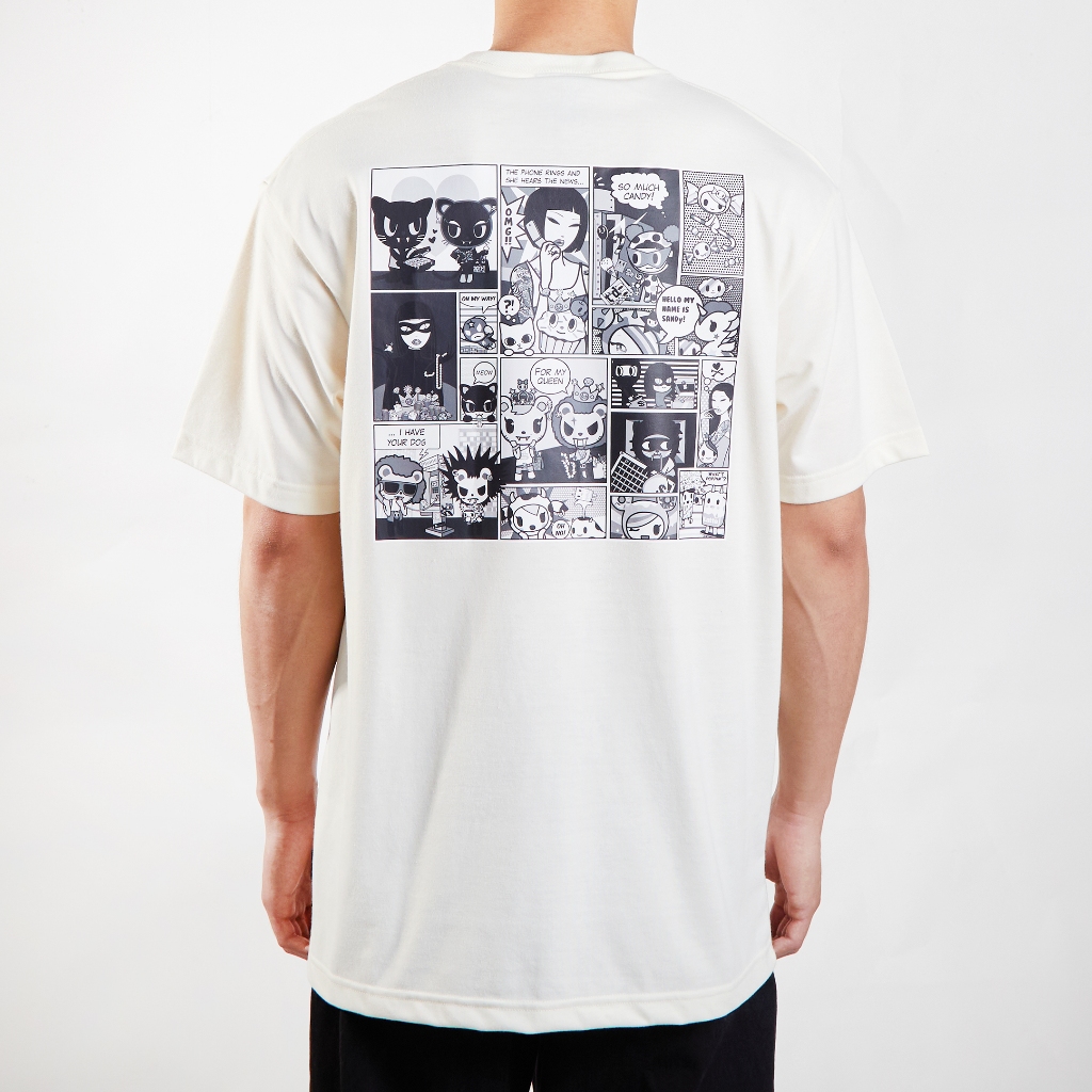 TOKIDOKI เสื้อยืดผู้ชาย GIRLS COMIC SS TEE