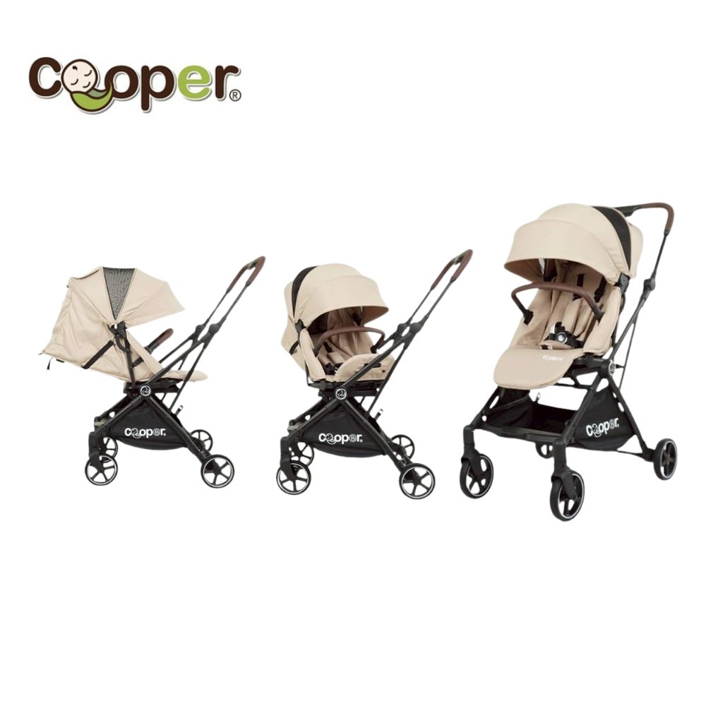 New Cooper รถเข็นเด็ก เข็นได้2ด้าน หมุนได้360องศา รถเข็นเด็กพับได้ รุ่นSpin ล้อมีโช๊ค รับประกันศูนย์ - รูปที่ 7