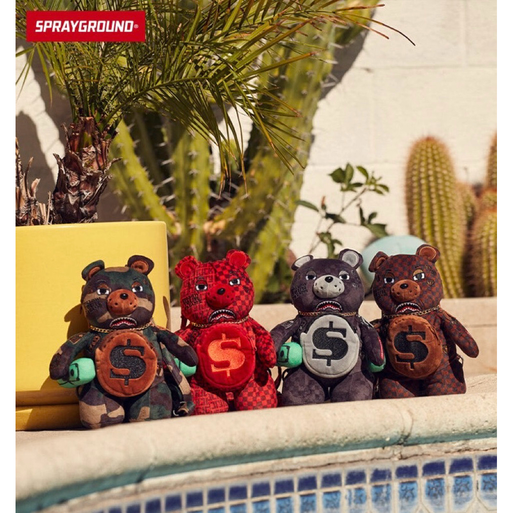 Sprayground Backpack กระเป๋าเป้หมีเท็ดดี้สเปรย์กราวด์