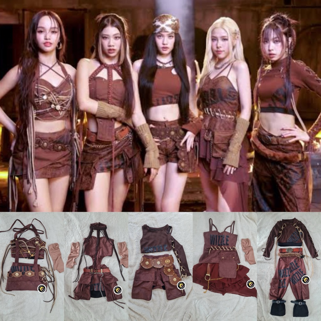 BABYGAGA🤎 ✂️ รับตัดชุด ชุดเต้น ชุดโคฟ ชุดโคฟเวอร์ TPop T-Pop Dance Outfit ชุดโคฟเวอร์แดนซ์ Wizzle ที