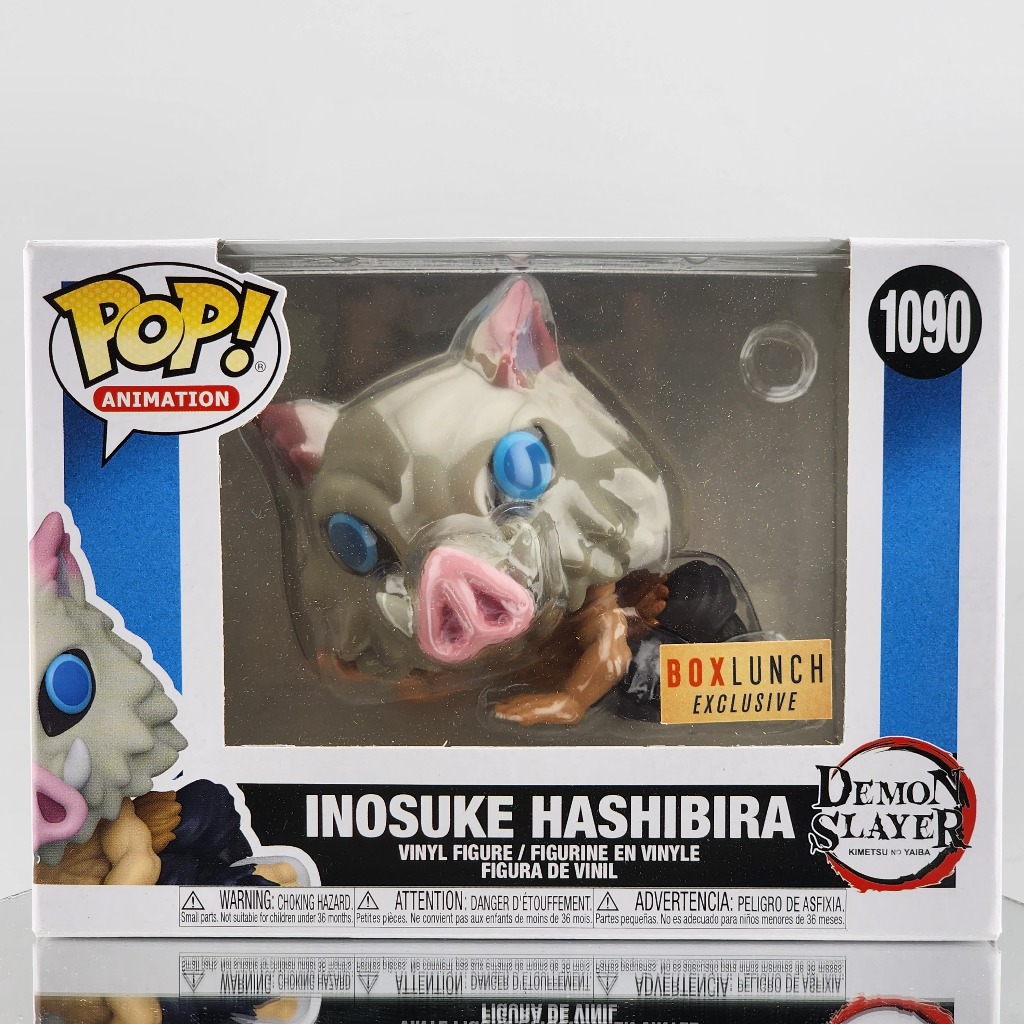 Funko Pop! Demon Slayer - Inosuke Hashibira Lounging in MaskBoxLunch Exclusive