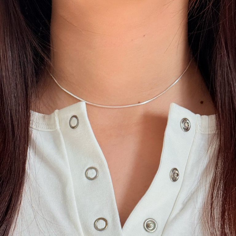 (necklace,เฉพาะสร้อย) : LYN NECKLACE SILVER925 | สร้อยคอเงินแท้ | YOUR WISHLIST