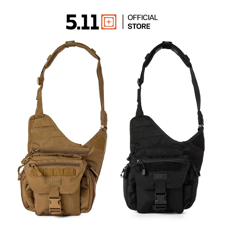 5.11 Tactical - PUSH™ Pack 6L กระเป๋าสะพายข้าง เป้คาดอก ขยายได้ สายปรับระดับได้ มีช่องลับเก็บอุปกรณ์เสริม Official Store