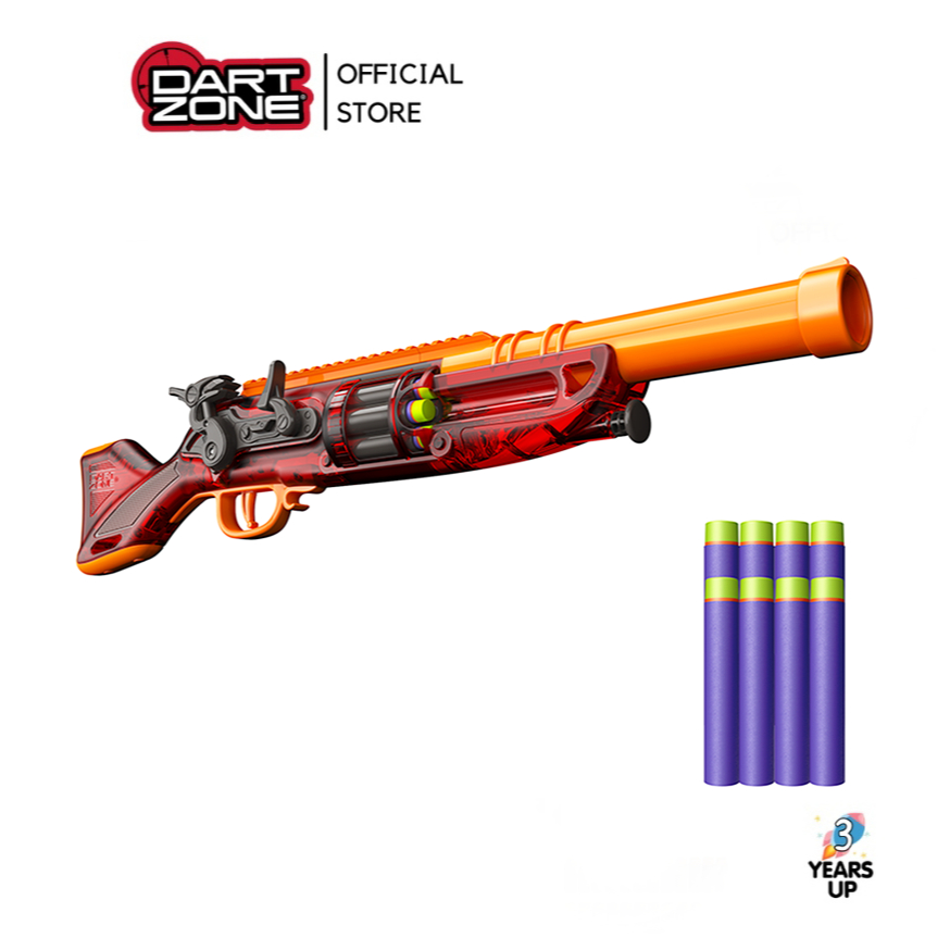 ปืนของเล่น DART ZONE® ปืนกระสุนโฟม ดาร์ทโซน ลิขสิทธิ์แท้ Renegade Dart Blaster 70 FPS ของเล่นเด็ก