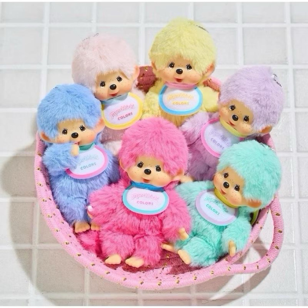 Monchhichi COLORS Keychain ของแท้ญี่ปุ่น แท้💯