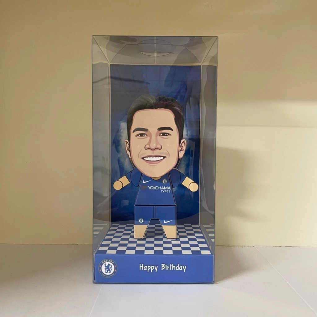 โมเดลเชลซี Chelsea โมเดลกระดาษสามมิติหน้าการ์ตูน thumbnail 3