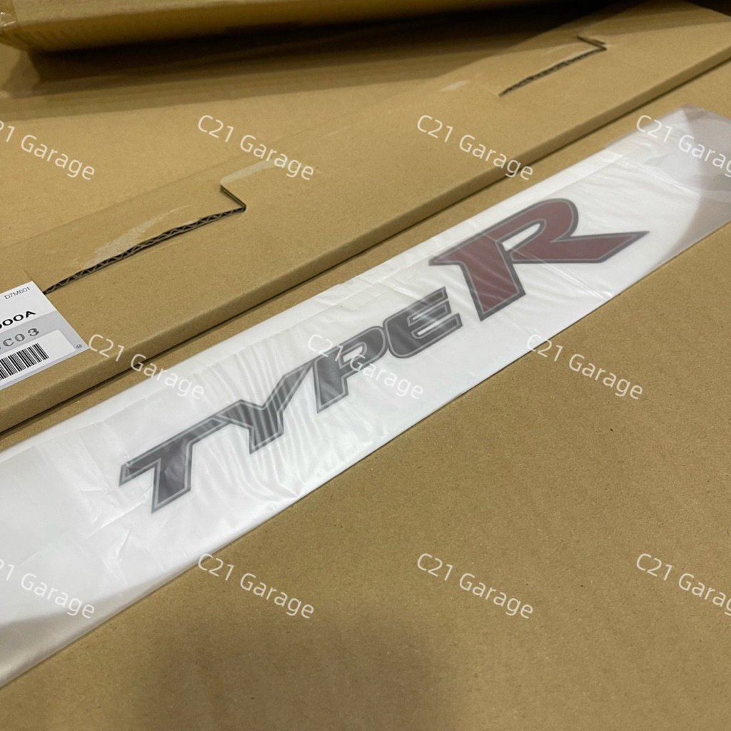 Sticker TYPE R For Civic FD2 สติ๊กเกอร์ ข้างรถ FD2  1set L+R ของใหม่ ของแท้ สั่งนำเข้าจาก Honda Japa
