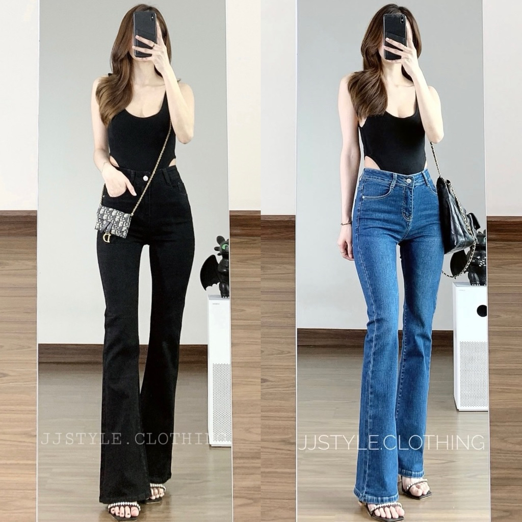 ✨NEW IN✨ ยีนส์ขาม้าเล็ก ปลายขาเย็บเก็บ [พร้อมส่ง]