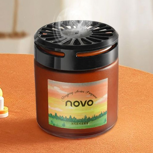 น้ำหอมปรับอากาศรถยนต์ NOVO Hilton กลิ่นโคโลญ กลิ่นออสมันทัส การ์ดีเนีย กลิ่นหอมระดับสูง น้ำหอมแข็งติ