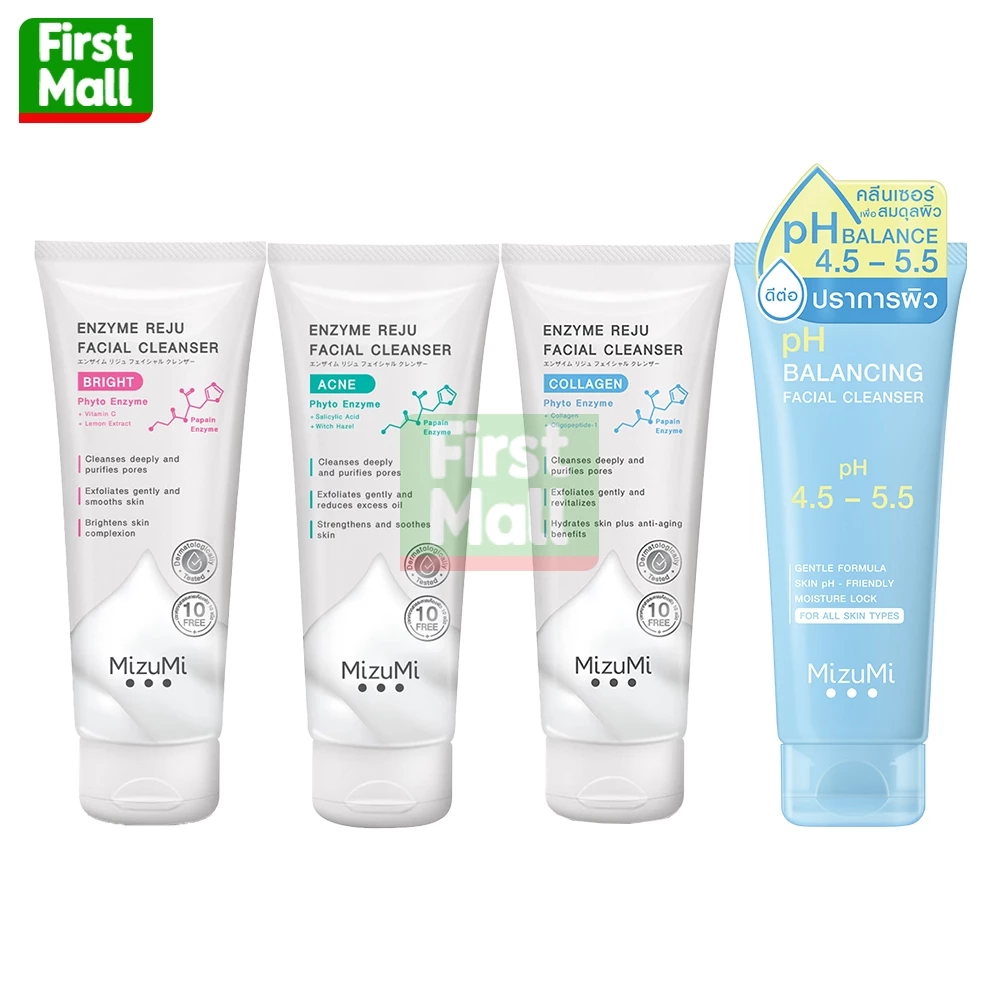 MizuMi Enzyme Reju Facial Cleanser มิซึมิ วิปโฟมฟองนุ่ม (1 หลอด 100 ml)