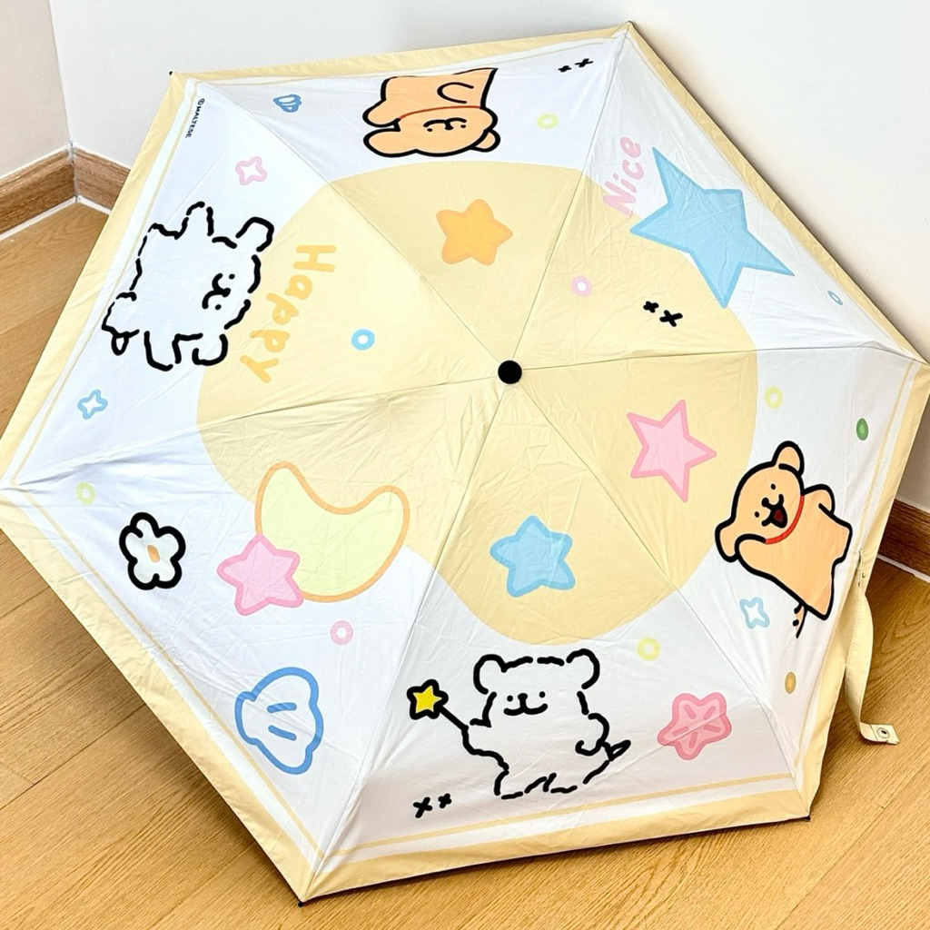 ร่ม Sunny Maltese มอลทีส น้ำหนักเบา ร่มพับ น่ารัก คุณภาพดี ร่มกันยูวี ร่มมินิ umbrella ร่มน่ารัก 48013 ราคา ถูกที่สุด ดีลบีเคเค