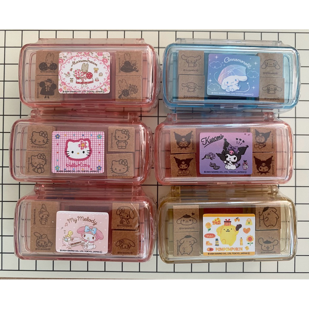 Sanrio stamp set 2024, ตัวปั๊ม