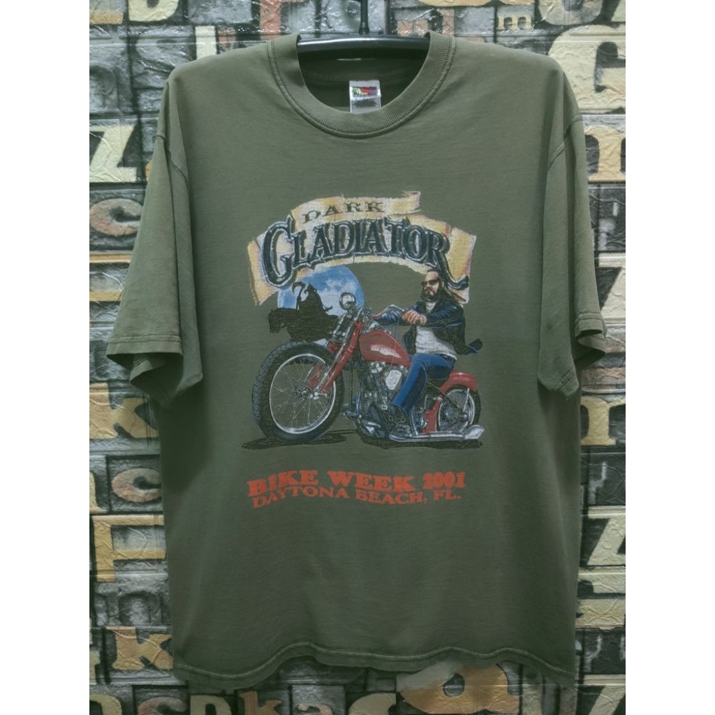 เสื้อ Bike Week 2001 ป้าย Fruit Of The Loom ไซส์ L รอบอก 44 นิ้ว ยาว 29 นิ้ว ผ้า cotton 100 % ไม่มีข