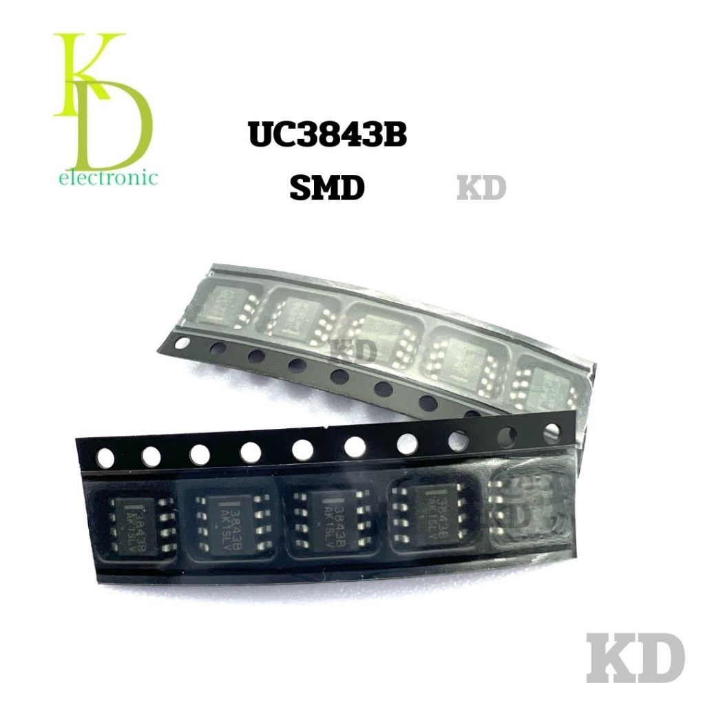 ￼UC3843B 3843B IC ชิพ SMD (ชุดละ5ตัว)Current Mode PWM Controller  พร้อมส่ง
