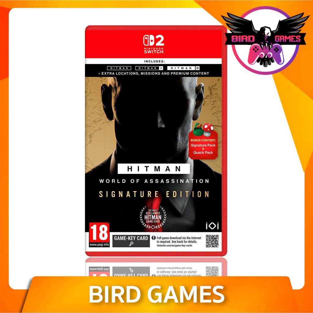 Nintendo Switch 2 : HITMAN World of Assassination - Signature Edition [แผ่นแท้] [มือ1] [Hitman switc