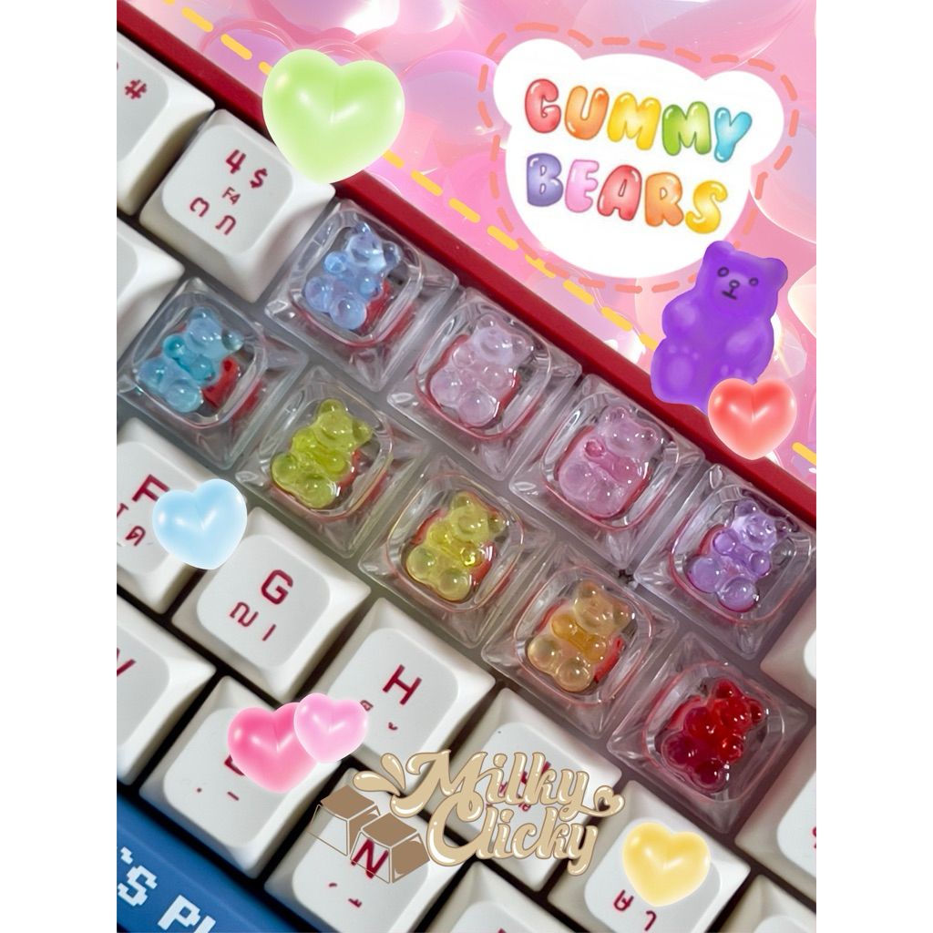 Gummy bears keycap คีย์แคปกัมมี่แบร์
