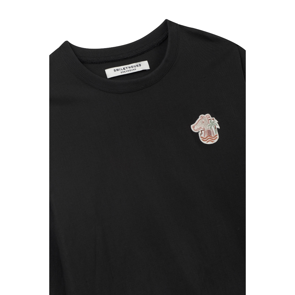 S23 LINEN SWEATSHIRT WITH LOGO EMBROIDERED