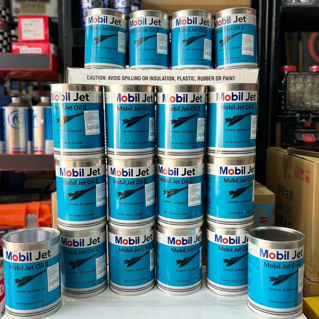 [ของแท้] MOBIL Jet Oil 2 ขนาด 946mL (Made in USA)