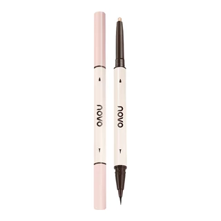 6502 (ใหม่/แท้) NOVO ปากกาดอลลี่อาย ทาตา 2 IN 1 เนื้อดี ติดทน กันน้ำ